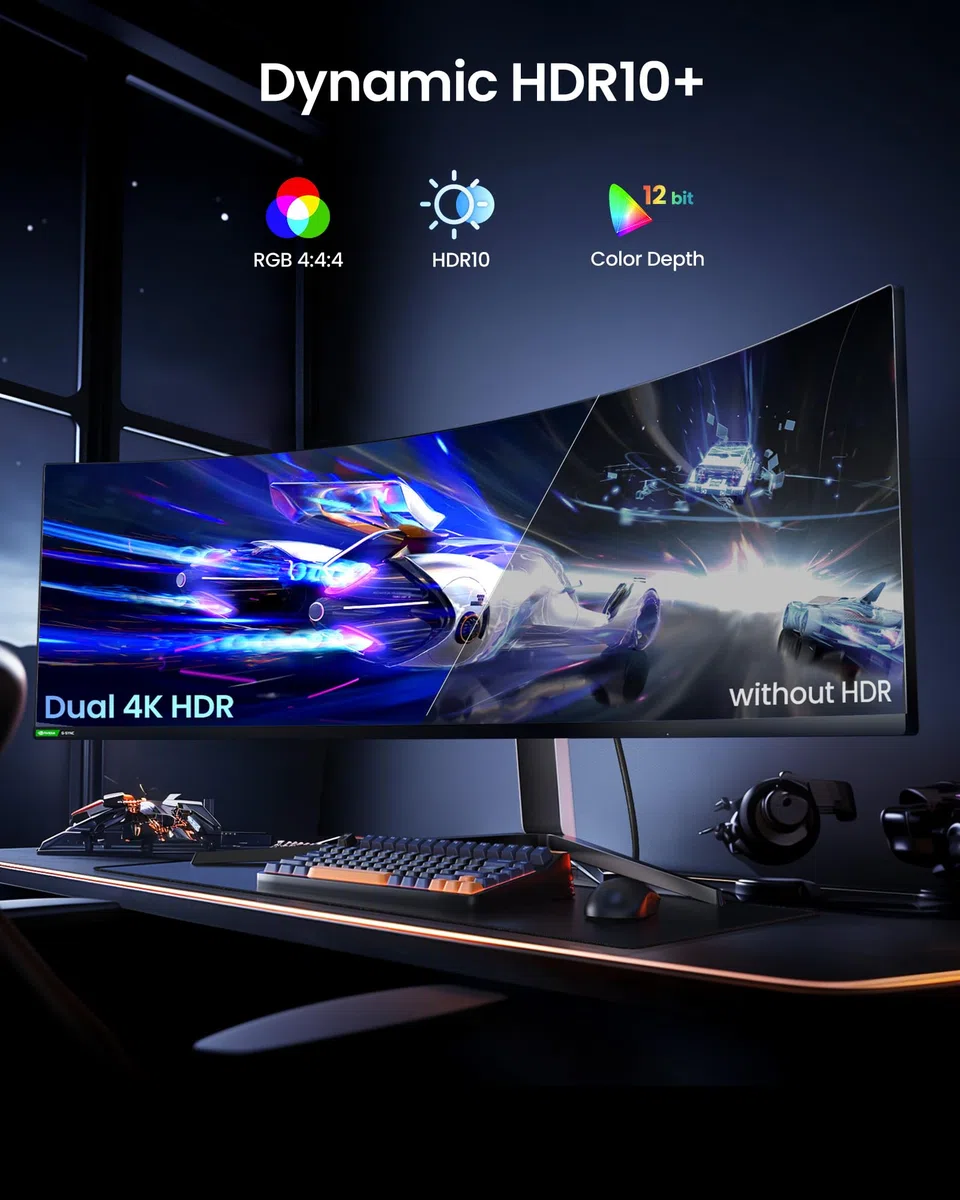 Silkland 54Gbps Cable DisplayPort 2.1 3m [Certificado VESA] DP54, [8K@165Hz, 4K@480Hz 360Hz 240Hz] DP cable 16K, HDR10 FreeSync G-Sync DisplayPort 2.1 cable para monitor gaming 360Hz, PC, 5090, 7090