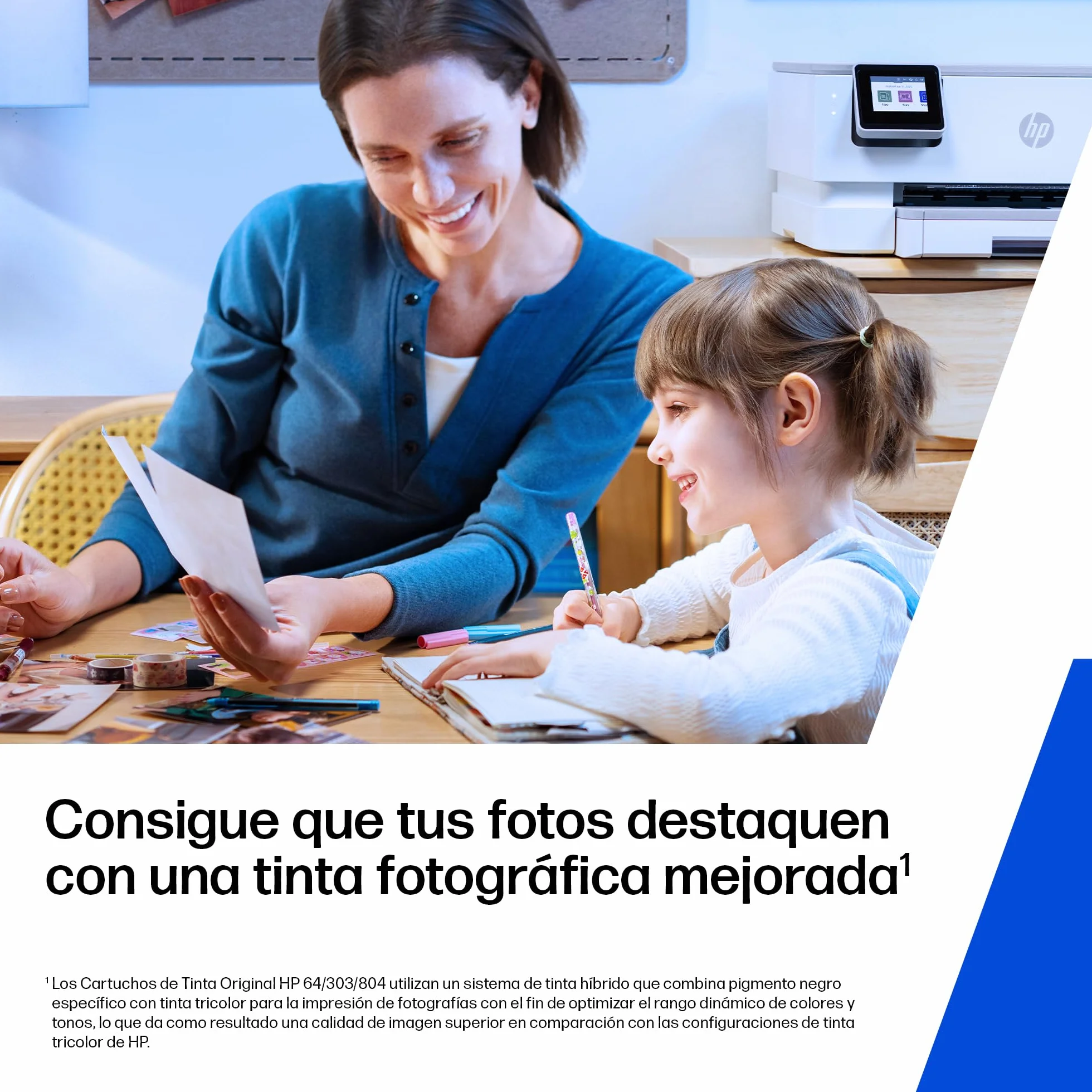 HP 303 T6N02AE, Cartucho de Tinta Original Negro, Paquete Individual (el embalaje puede variar), compatible con impresoras HP ENVY Photo, ENVY All-in-One, HP Tango, Tango X
