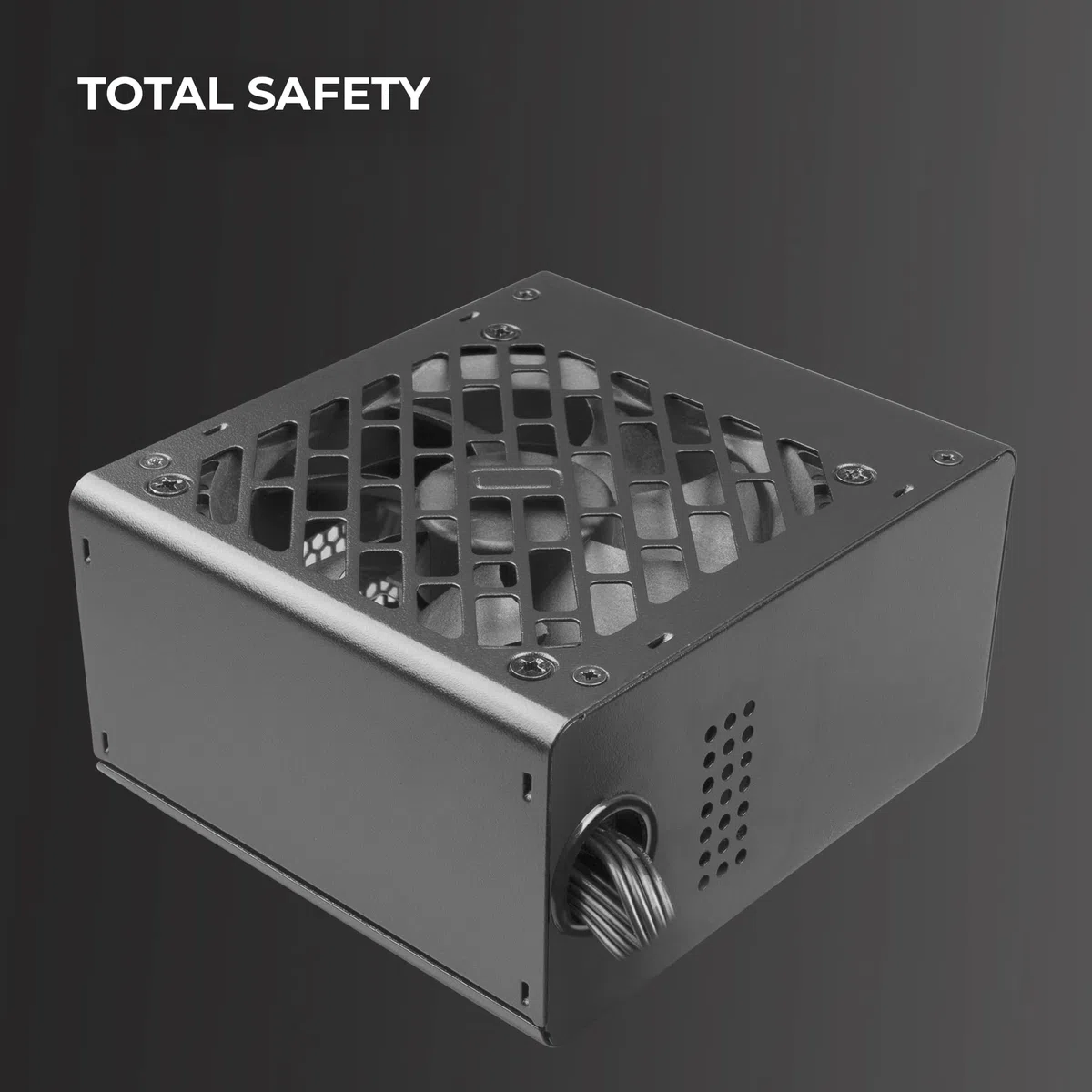 TACENS Anima APSIII500, Fuente Alimentación PC SFX 500W, Tecnología SMD 85% Bronze 12V, Ventilador Ultra-silencioso 9cm, Negro